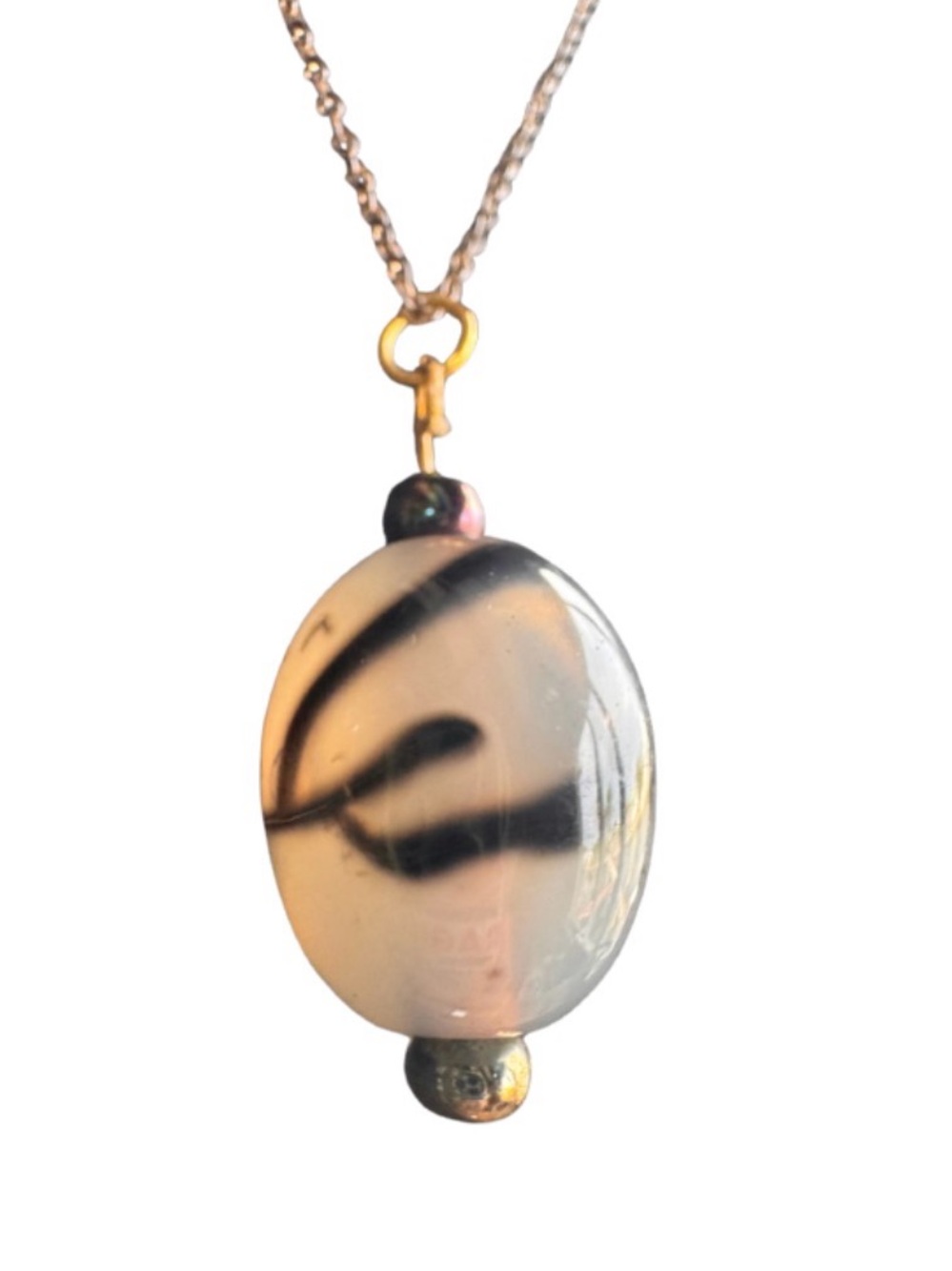 Genuine Dragon’s Blood Stone Necklace - Picture 3 of 6